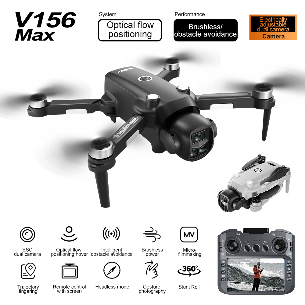 V156 Max Drone 4K Professional - огляд і ціна Jjrc Drone X12
