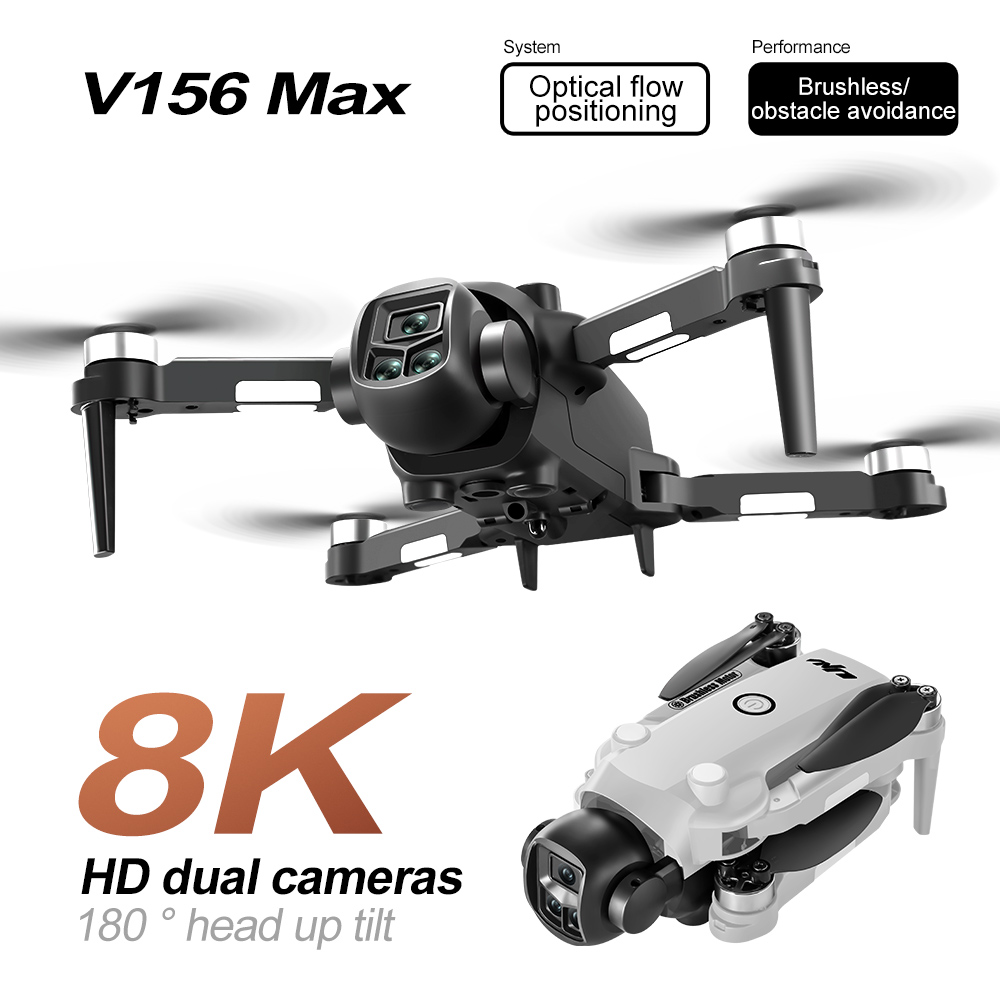 V156 Max Drone 4K Professional - огляд і ціна Jjrc Drone X12
