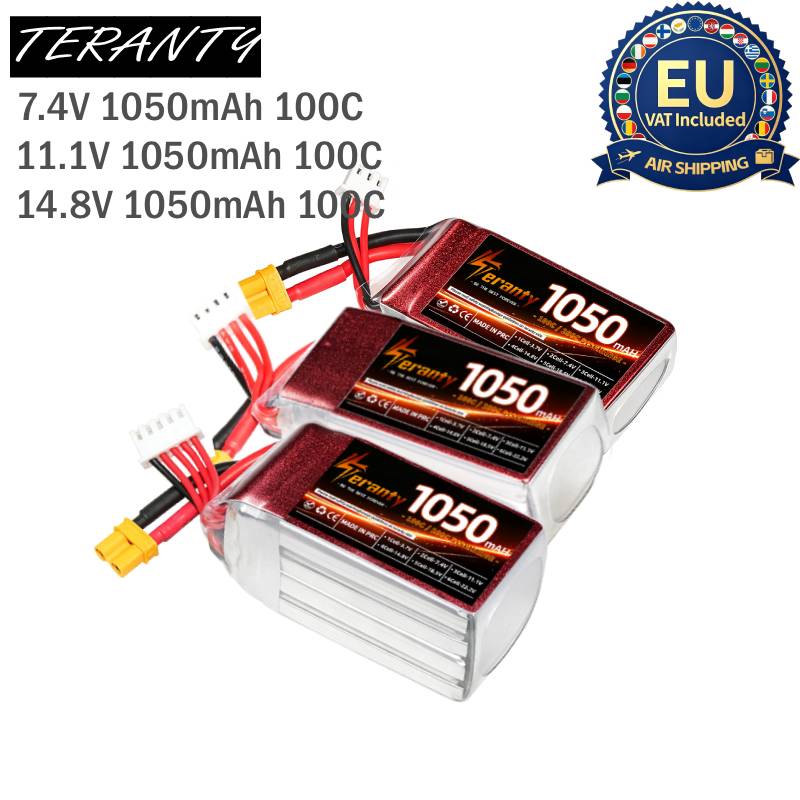 2PCS 1050mAh 2S 3S 4S RC Lipo  - огляд і ціна Drone Battery 3S