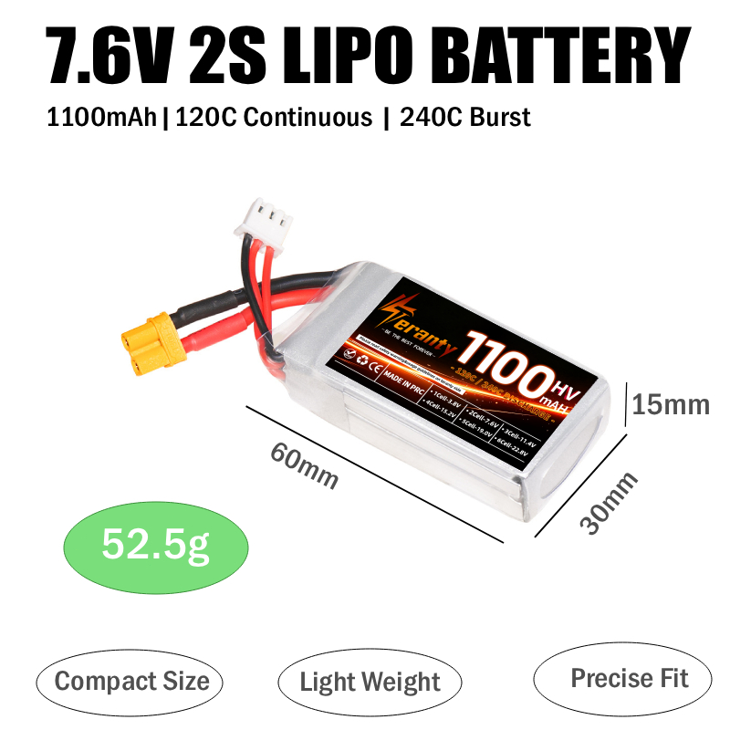 Flywoo Firefly 25MINI 3S / 20P - огляд і ціна Drone Battery 3S