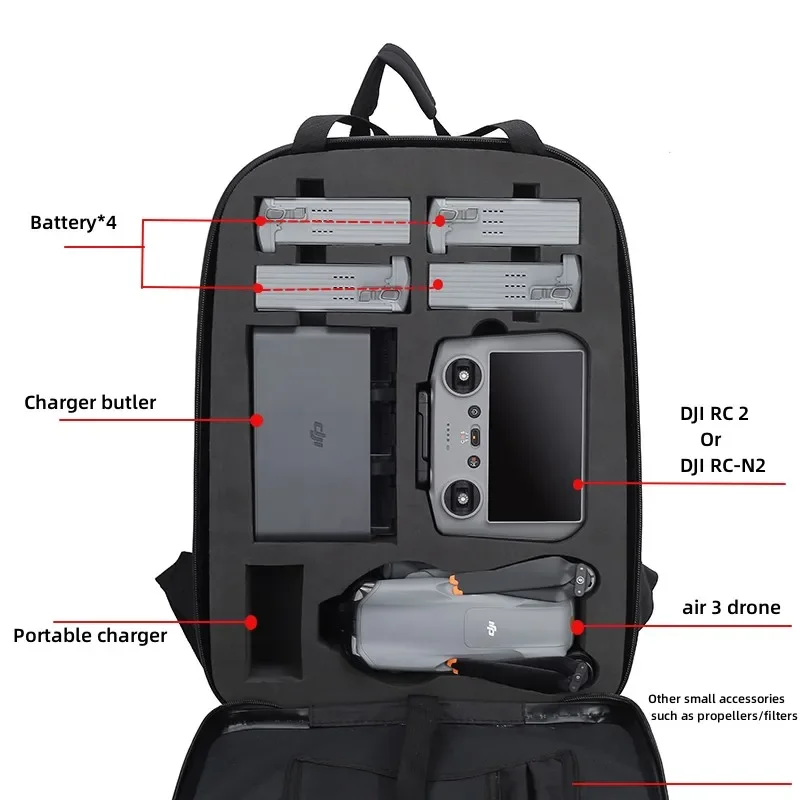 Portable Case Hard Backpack Ba - огляд і ціна Drone Battery 3S